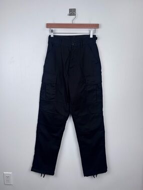 Local European Women Black Cargo Pant Size XS/S